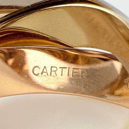 Cartier Trinity Ring YG Yellow Gold WG White PG Pink — view 5