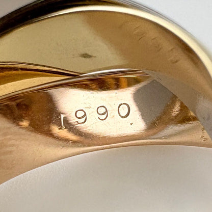 Cartier Trinity Ring YG Yellow Gold WG White PG Pink — view 6