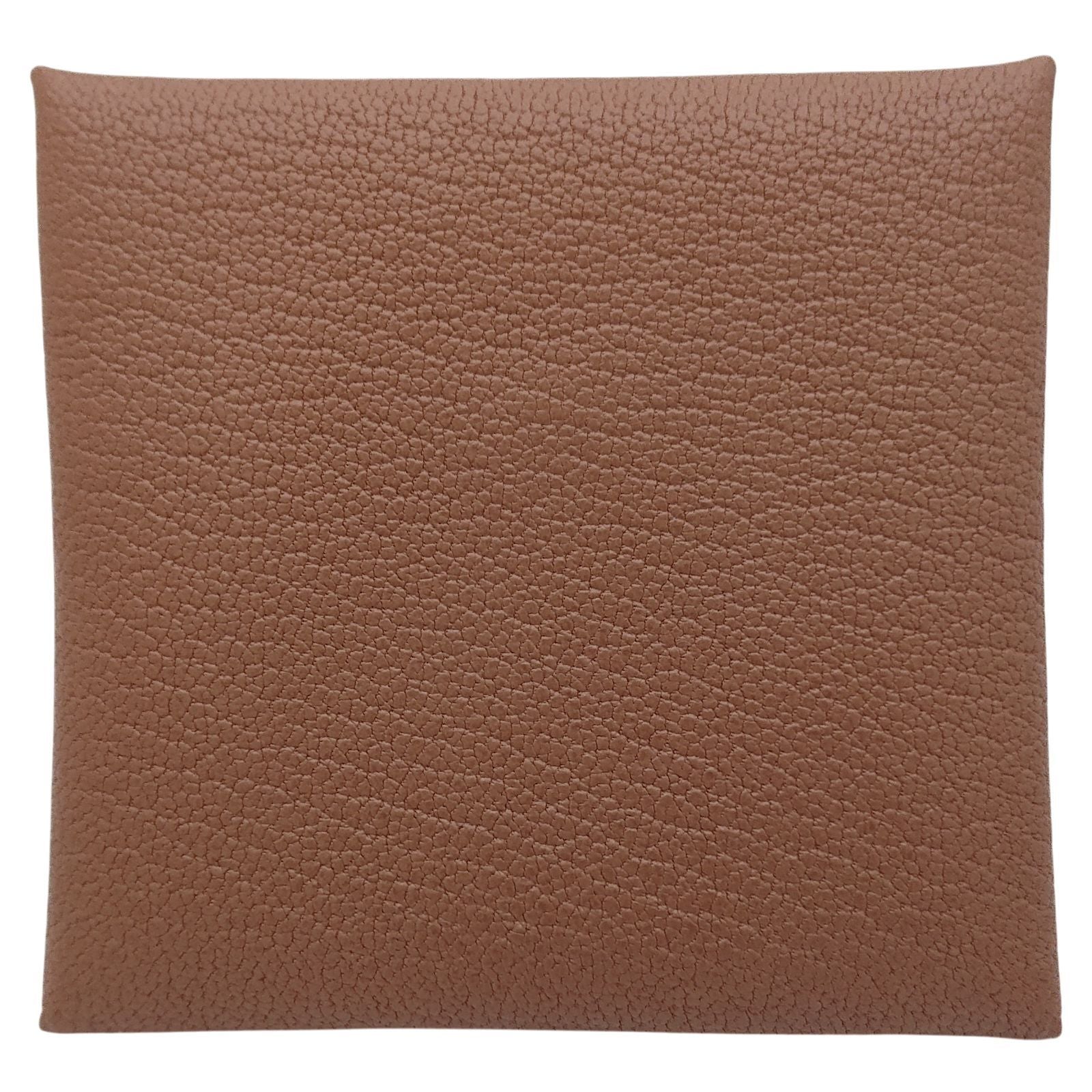 Hermes Coin Case Bastia Brown Pink Verso Chevre Quebraco Mauve Sylvestre — view 2