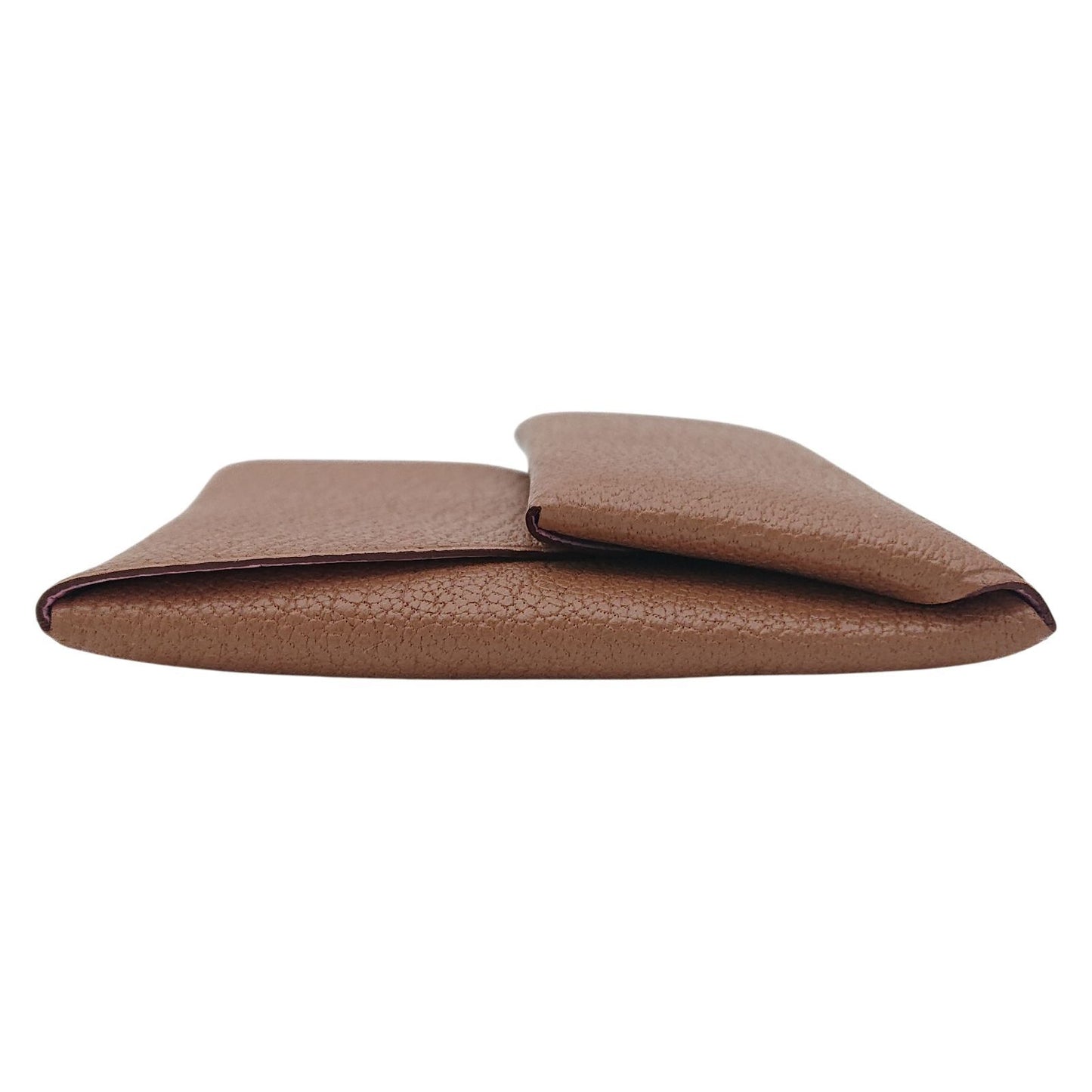 Hermes Coin Case Bastia Brown Pink Verso Chevre Quebraco Mauve Sylvestre — view 6