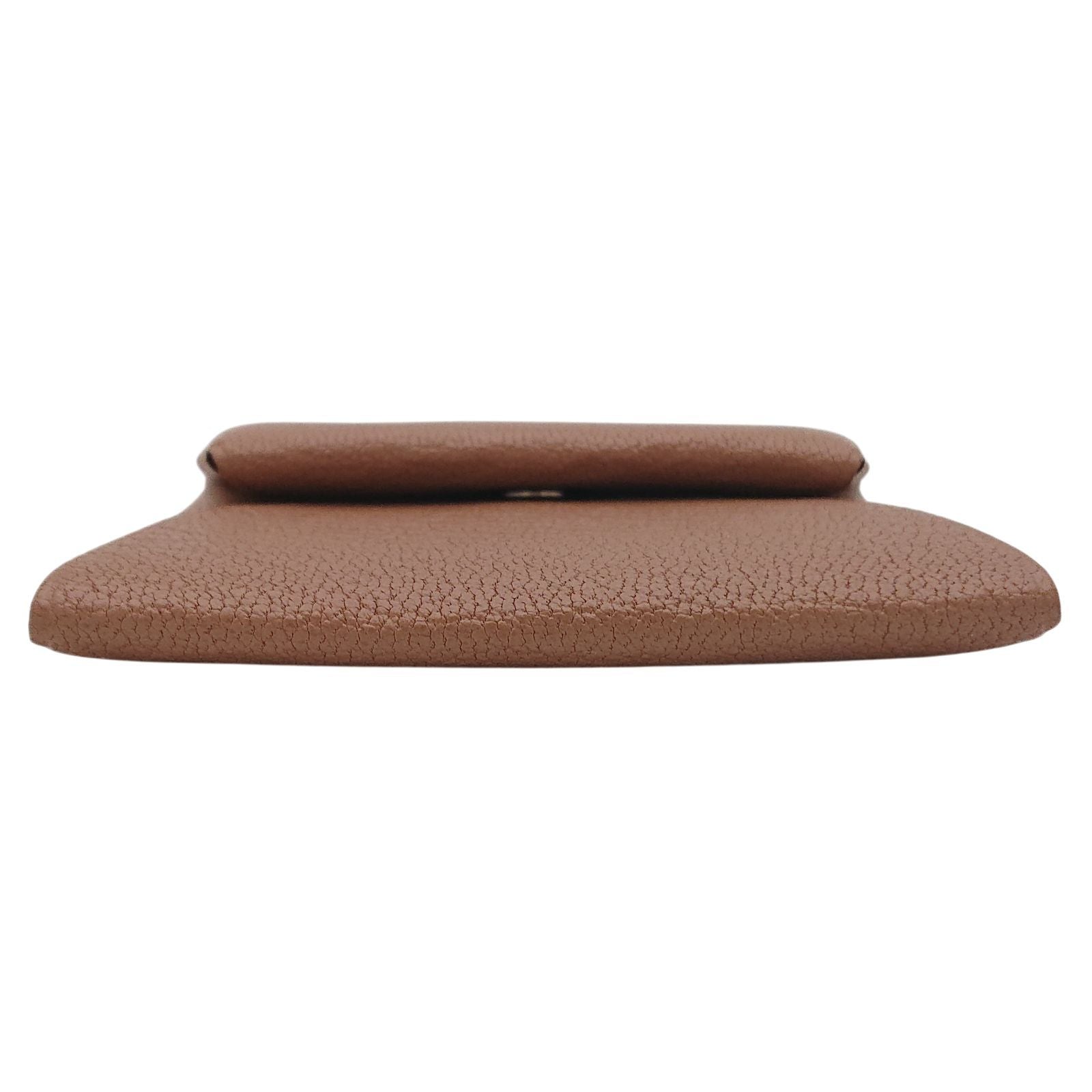 Hermes Coin Case Bastia Brown Pink Verso Chevre Quebraco Mauve Sylvestre — view 5