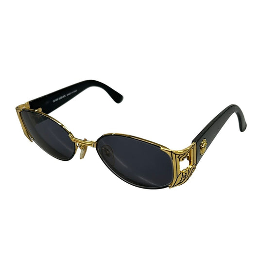 Versace Gianni Sunglasses Navy Black Gold Prescription Eyewear
