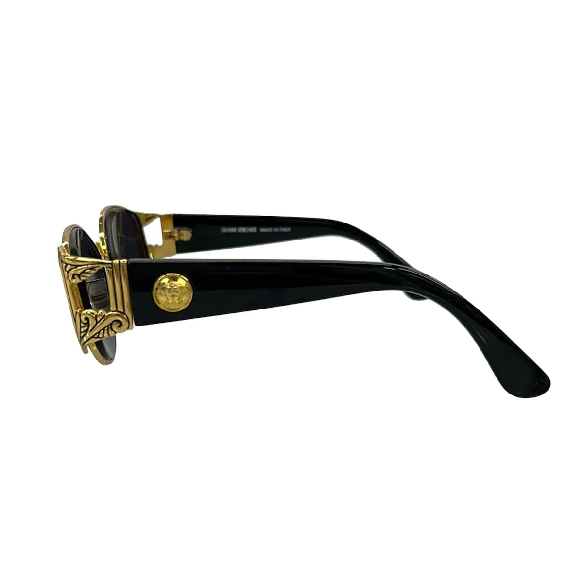 Versace Gianni Sunglasses Navy Black Gold Prescription Eyewear — view 2