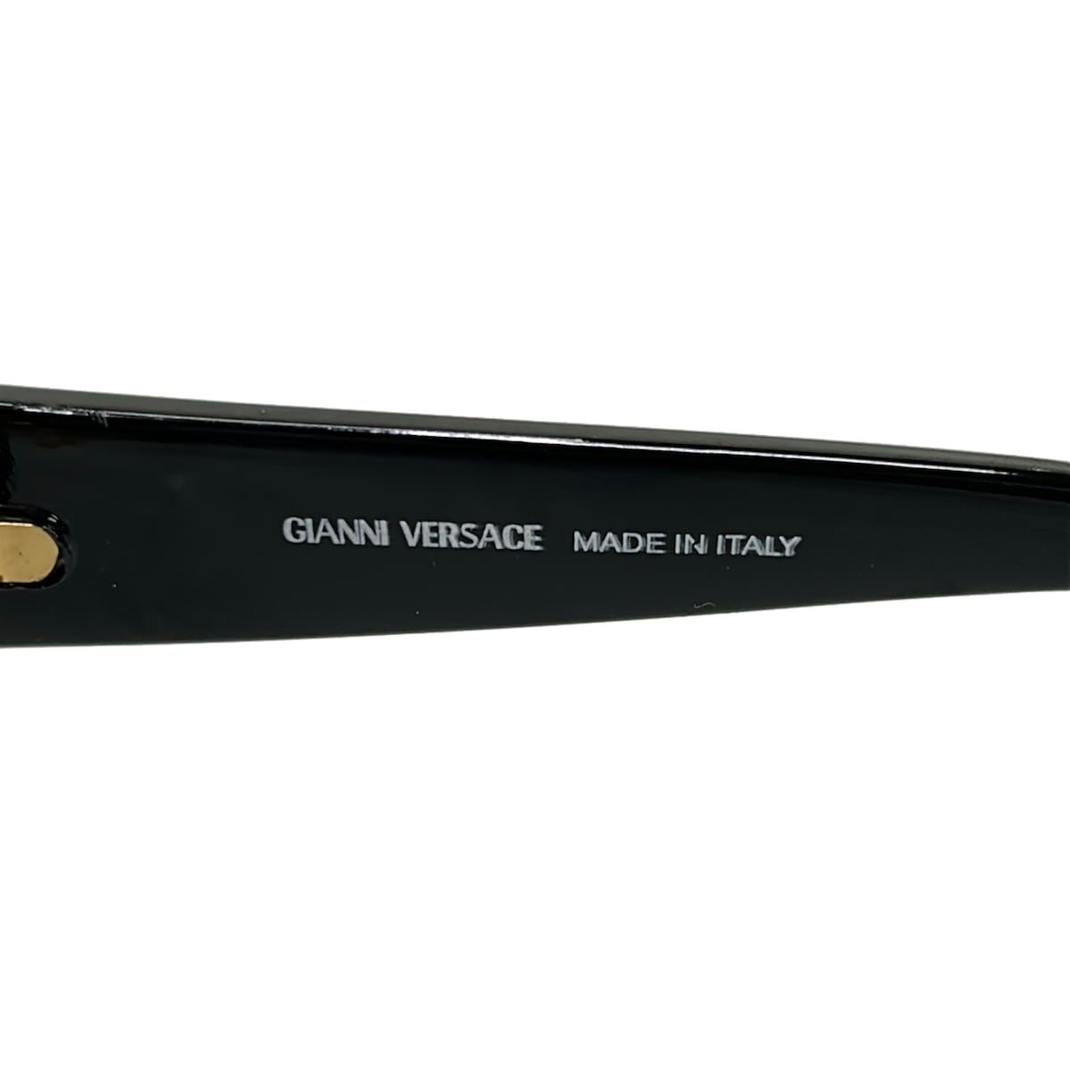 Versace Gianni Sunglasses Navy Black Gold Prescription Eyewear — view 4