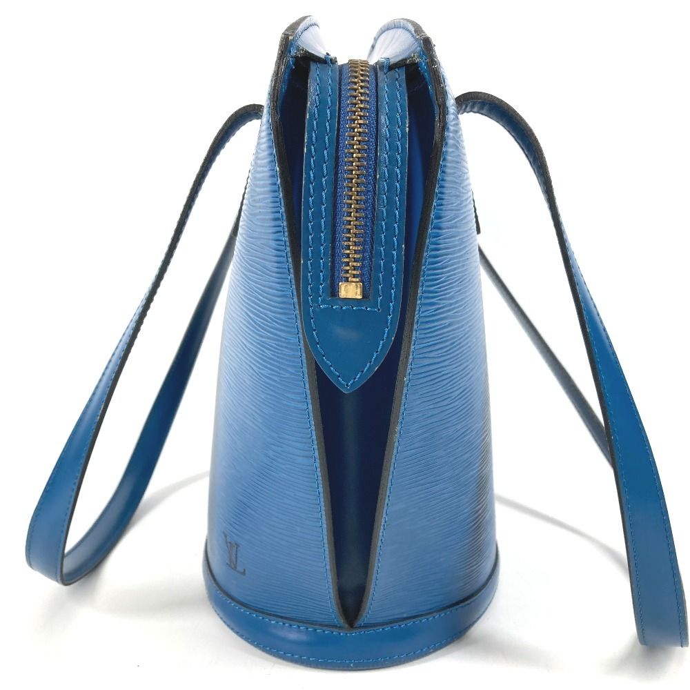 Louis Vuitton Tote Saint Jacques Shopping Epi Leather Toledo Blue — view 3