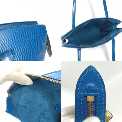 Louis Vuitton Tote Saint Jacques Shopping Epi Leather Toledo Blue — view 8