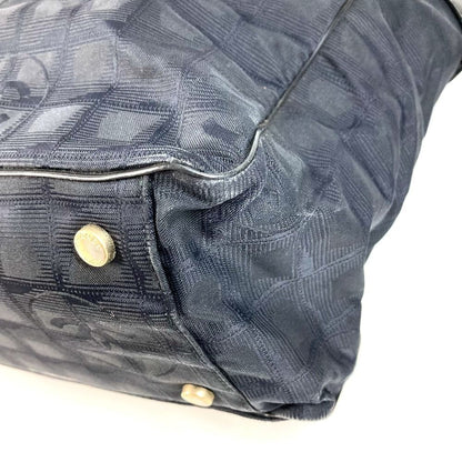 Chanel Shoulder Bag New Travel Line GM Nylon Leather Black — view 6