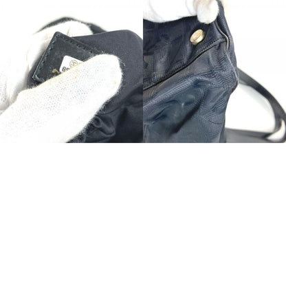 Chanel Shoulder Bag New Travel Line GM Nylon Leather Black — view 9