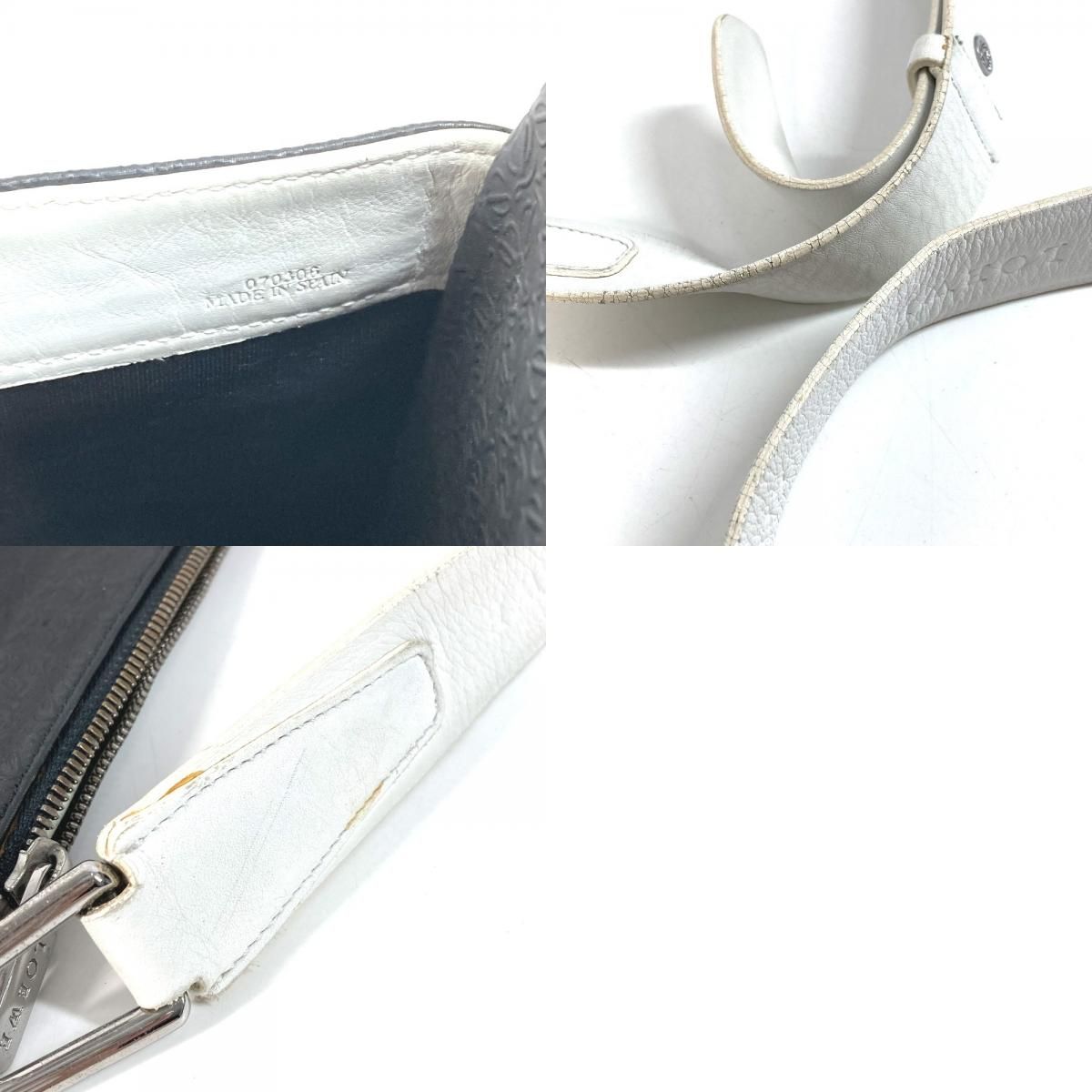 Loewe Shoulder Bag Anagram Logo Leather Black — view 9