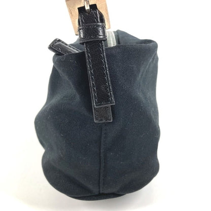 Fendi Shoulder Bag FF Logo Jersey Black — view 4