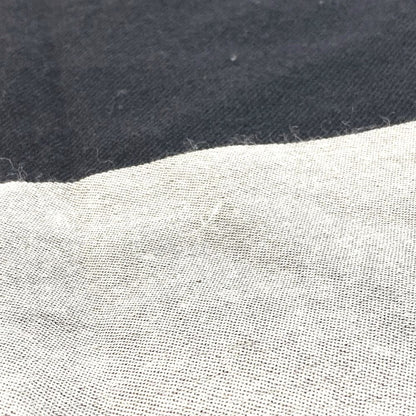 Chanel Shawl Logo Fringe Cashmere Black Scarf — view 5