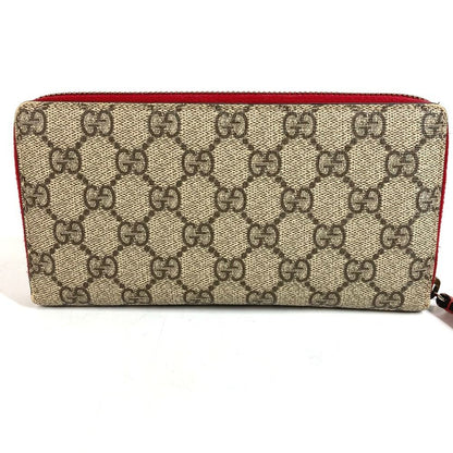 Gucci Wallet GG Logo Cherry Rhinestone Supreme Canvas — view 2