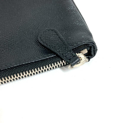 Balenciaga Clutch Logo Bicolor Leather Black — view 8
