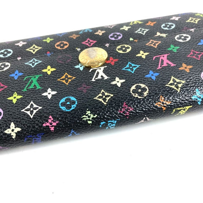 Louis Vuitton Wallet Portefeuille Sarah Monogram Multicolor Canvas Noir Black — view 3