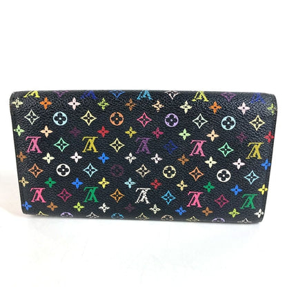 Louis Vuitton Wallet Portefeuille Sarah Monogram Multicolor Canvas Noir Black — view 2