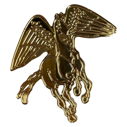 Hermes Scarf Ring Pegase Grave Metal Gold — view 2