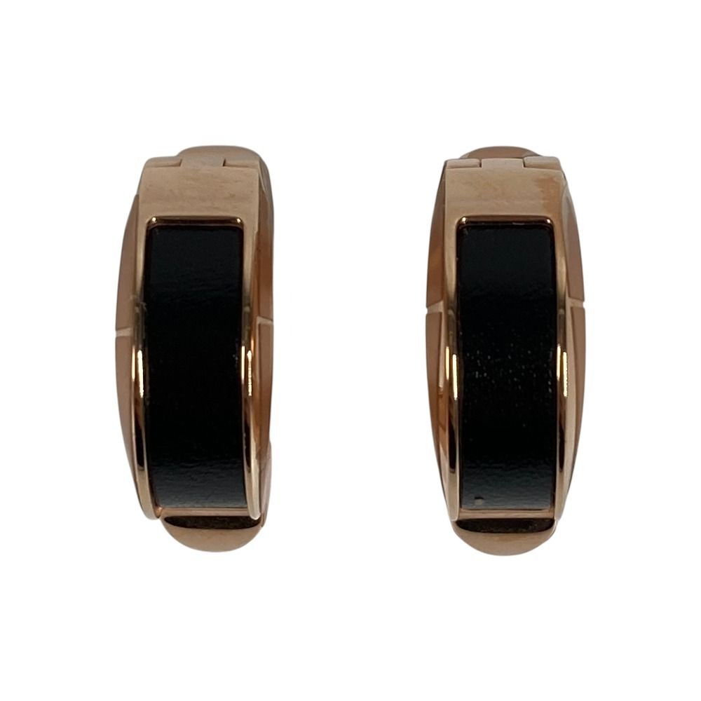 Hermes Earrings Joquette PM Golden Rose Black