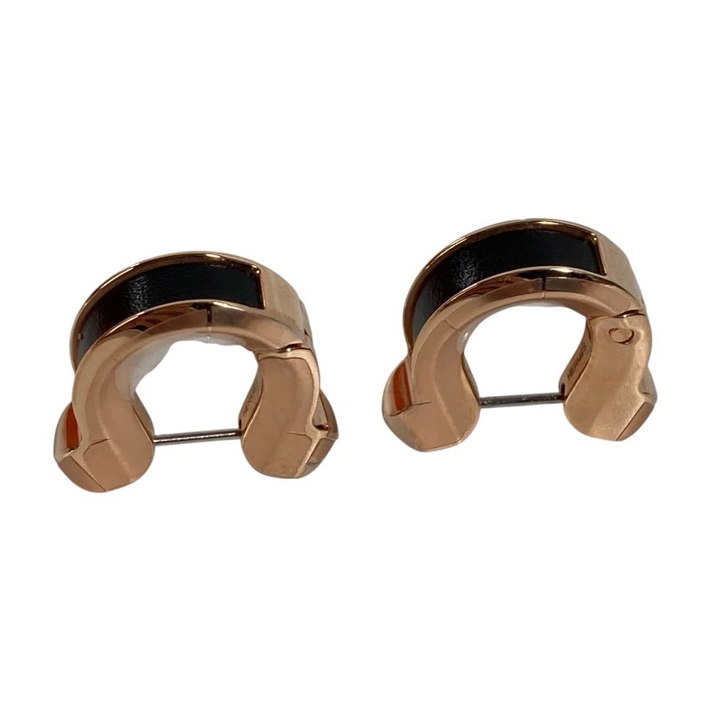 Hermes Earrings Joquette PM Golden Rose Black — view 3