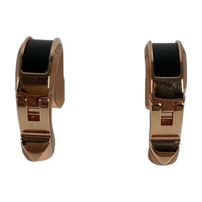 Hermes Earrings Joquette PM Golden Rose Black — view 6