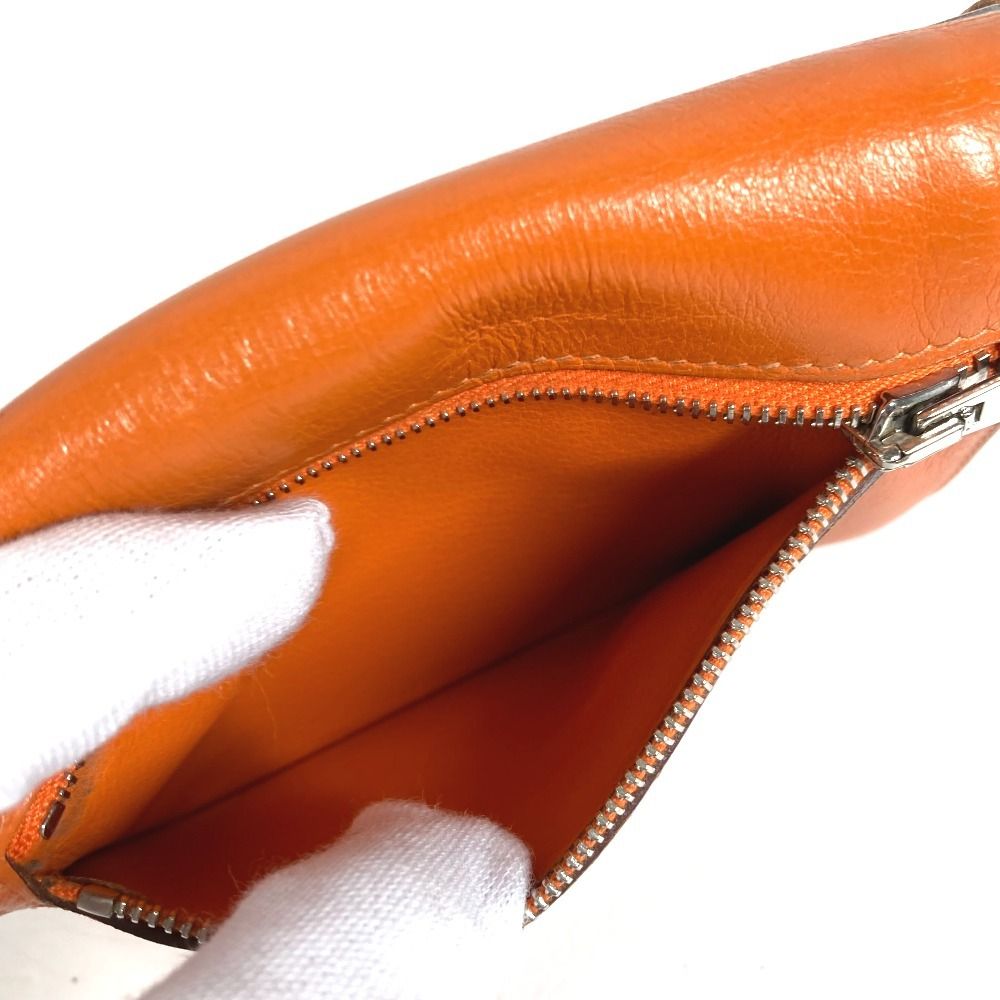 Hermes Bifold Wallet Zip Zack Swift Orange — view 8