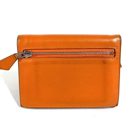 Hermes Bifold Wallet Zip Zack Swift Orange — view 2