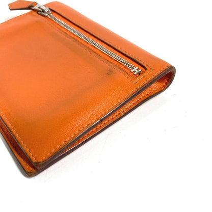Hermes Bifold Wallet Zip Zack Swift Orange — view 5