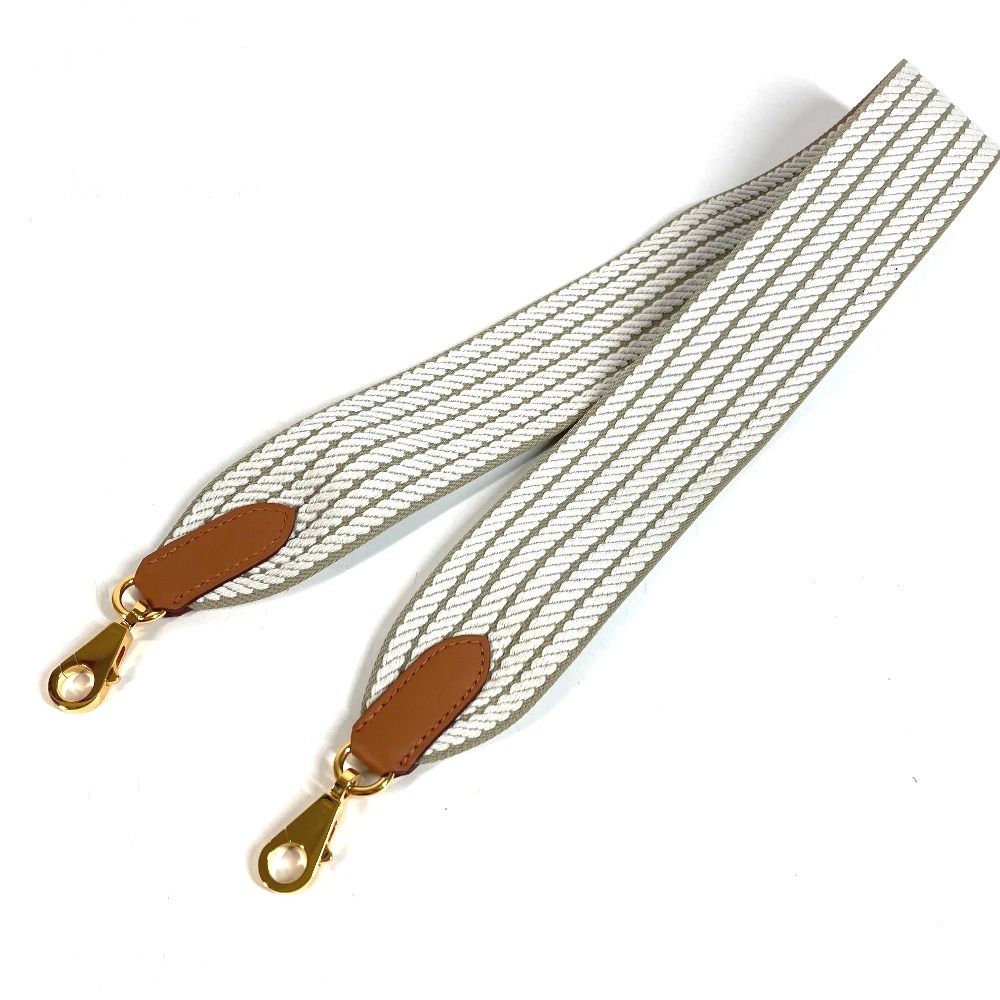 Hermes Shoulder Strap Bandouliere Sangle Cordage Leather Canvas Barriere Grand