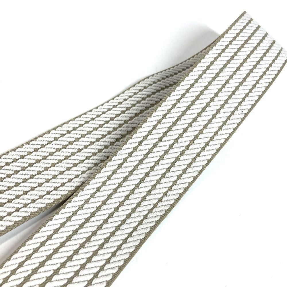 Hermes Shoulder Strap Bandouliere Sangle Cordage Leather Canvas Barriere Grand — view 4