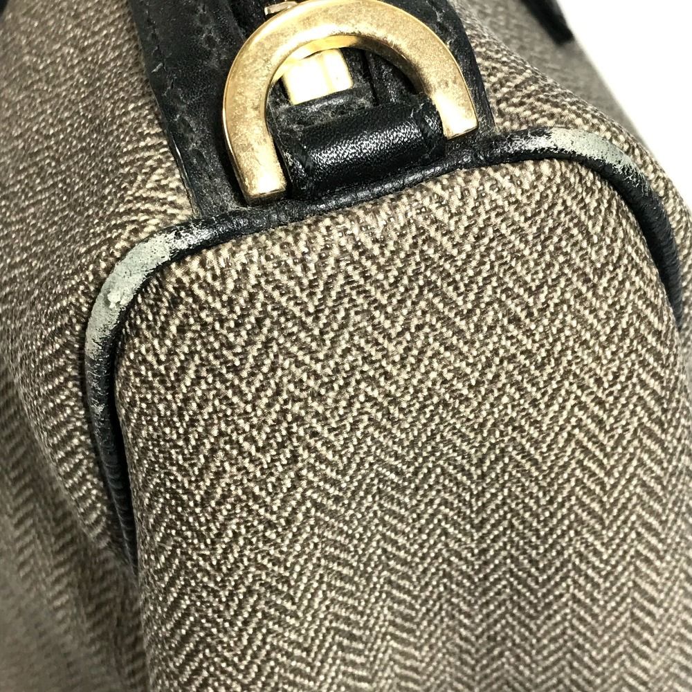 Bvlgari Shoulder Bag Sbulgari Logo Leather Gray — view 3