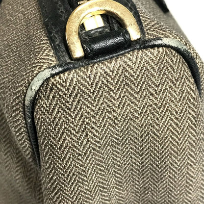 Bvlgari Shoulder Bag Sbulgari Logo Leather Gray — view 3