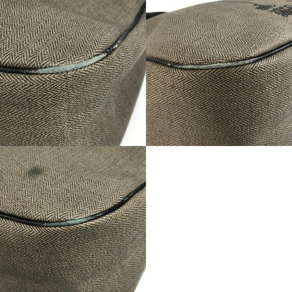 Bvlgari Shoulder Bag Sbulgari Logo Leather Gray — view 9