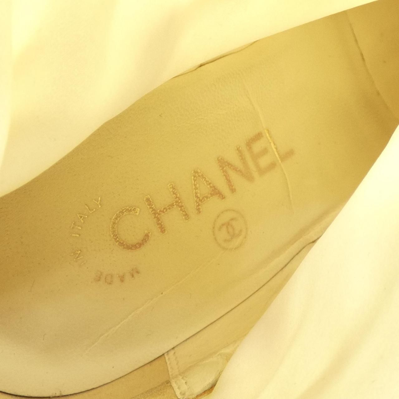 Chanel Boots Beige — view 6