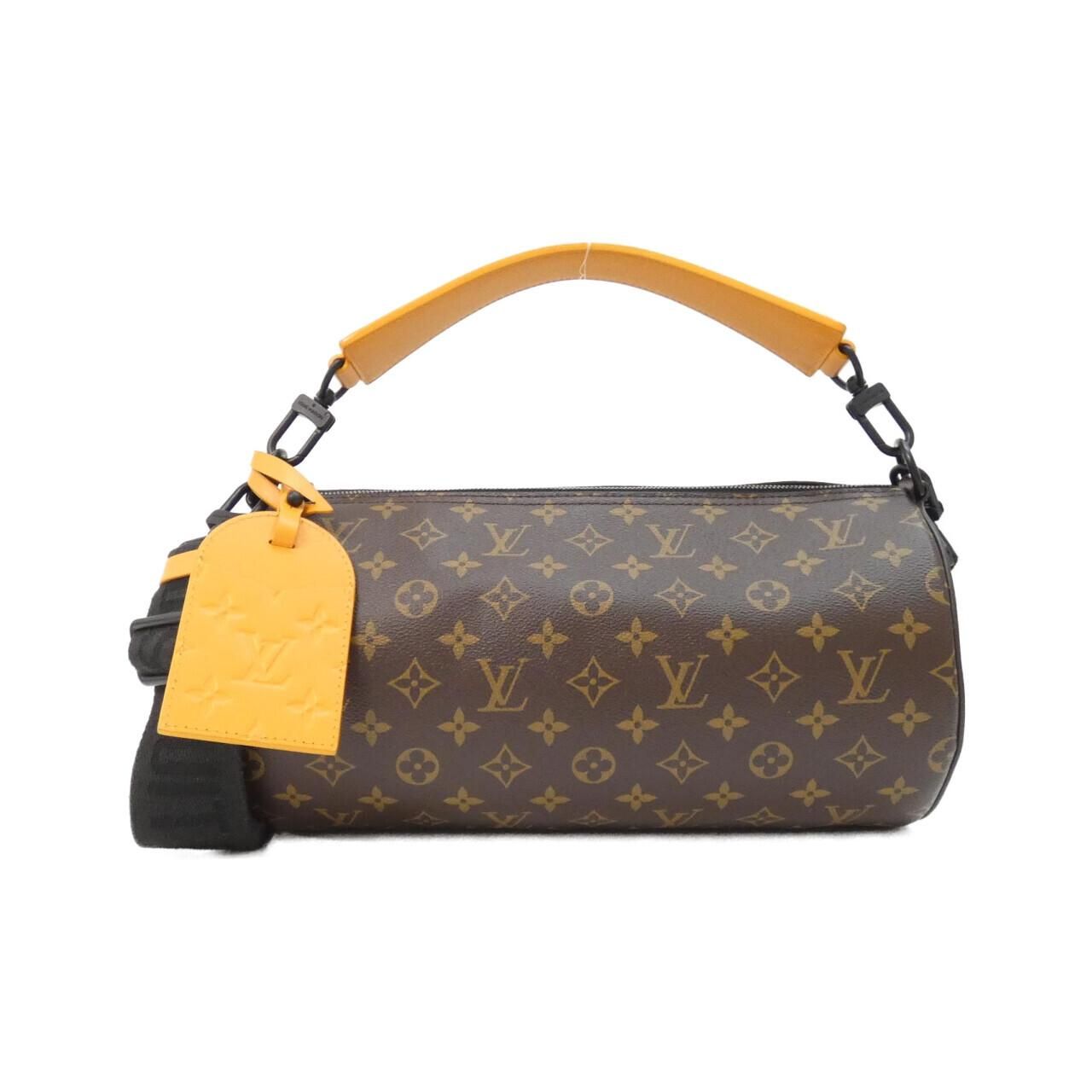 Louis Vuitton Monogram Macassar Soft Polochon Shoulder