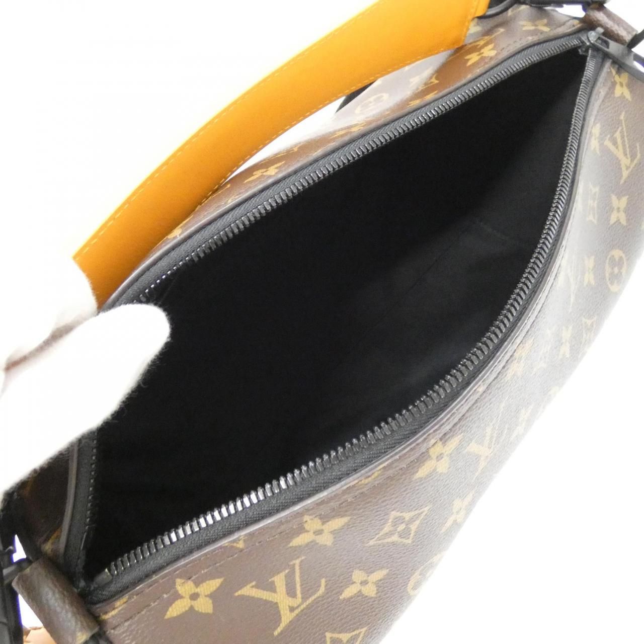 Louis Vuitton Monogram Macassar Soft Polochon Shoulder — view 7