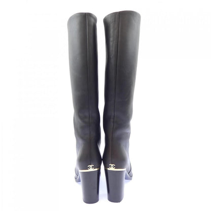 Chanel Long Boots Black — view 5