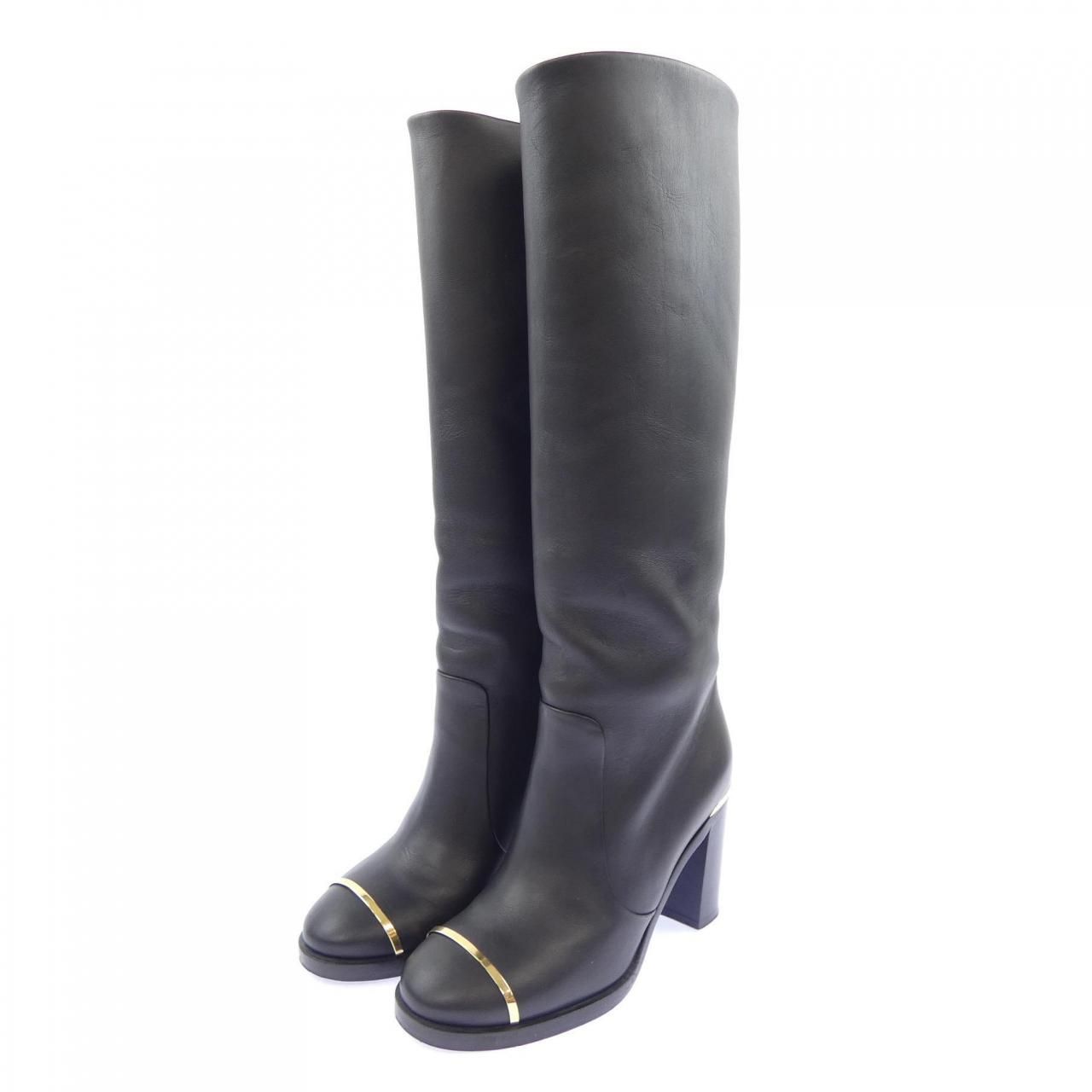 Chanel Long Boots Black — view 3