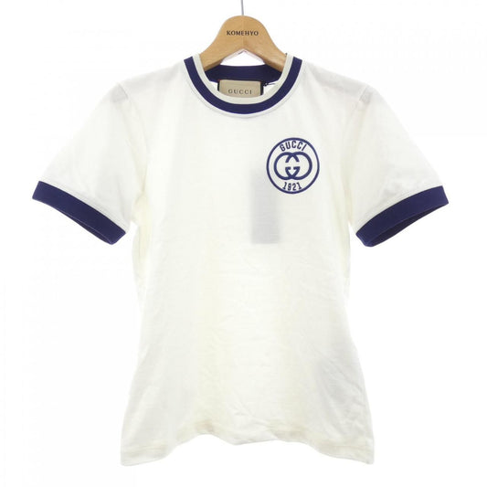 Gucci Embroidery Cotton T-Shirt