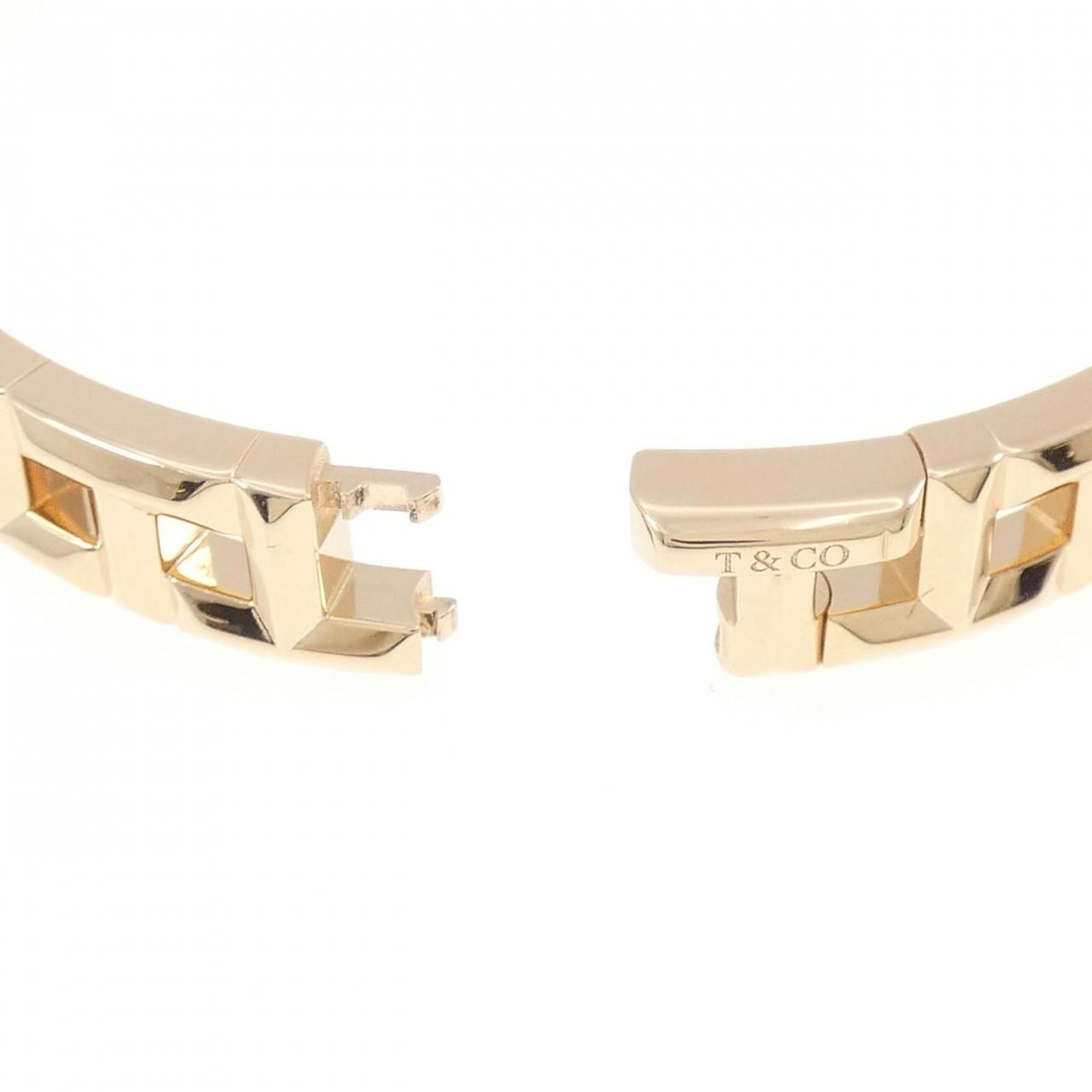 Tiffany & Co T Tru Narrow Hinge Bangle Bracelet — view 3
