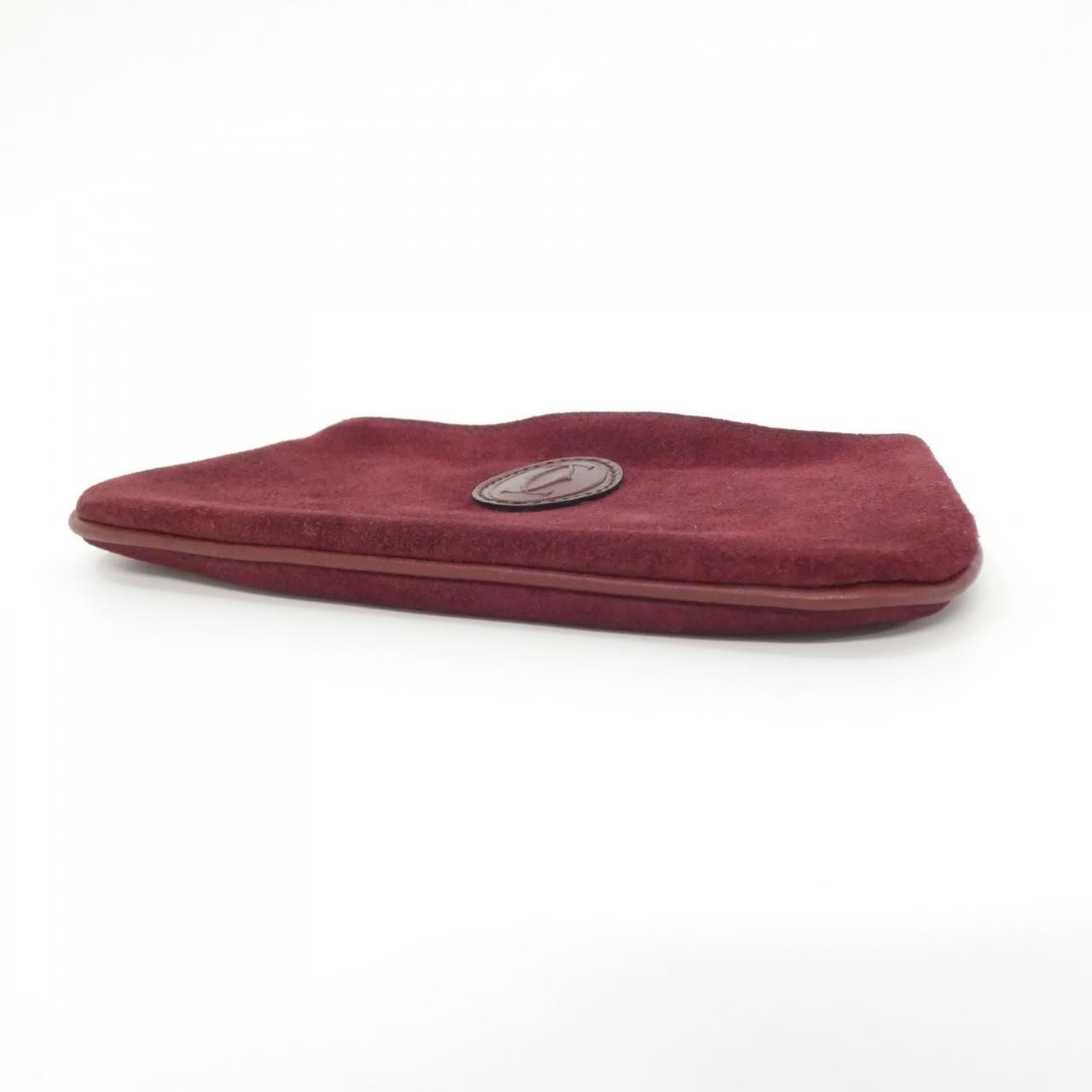 Cartier Vintage Pouch Burgundy — view 3