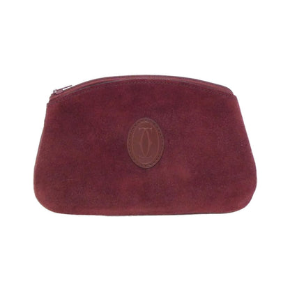 Cartier Vintage Pouch Burgundy