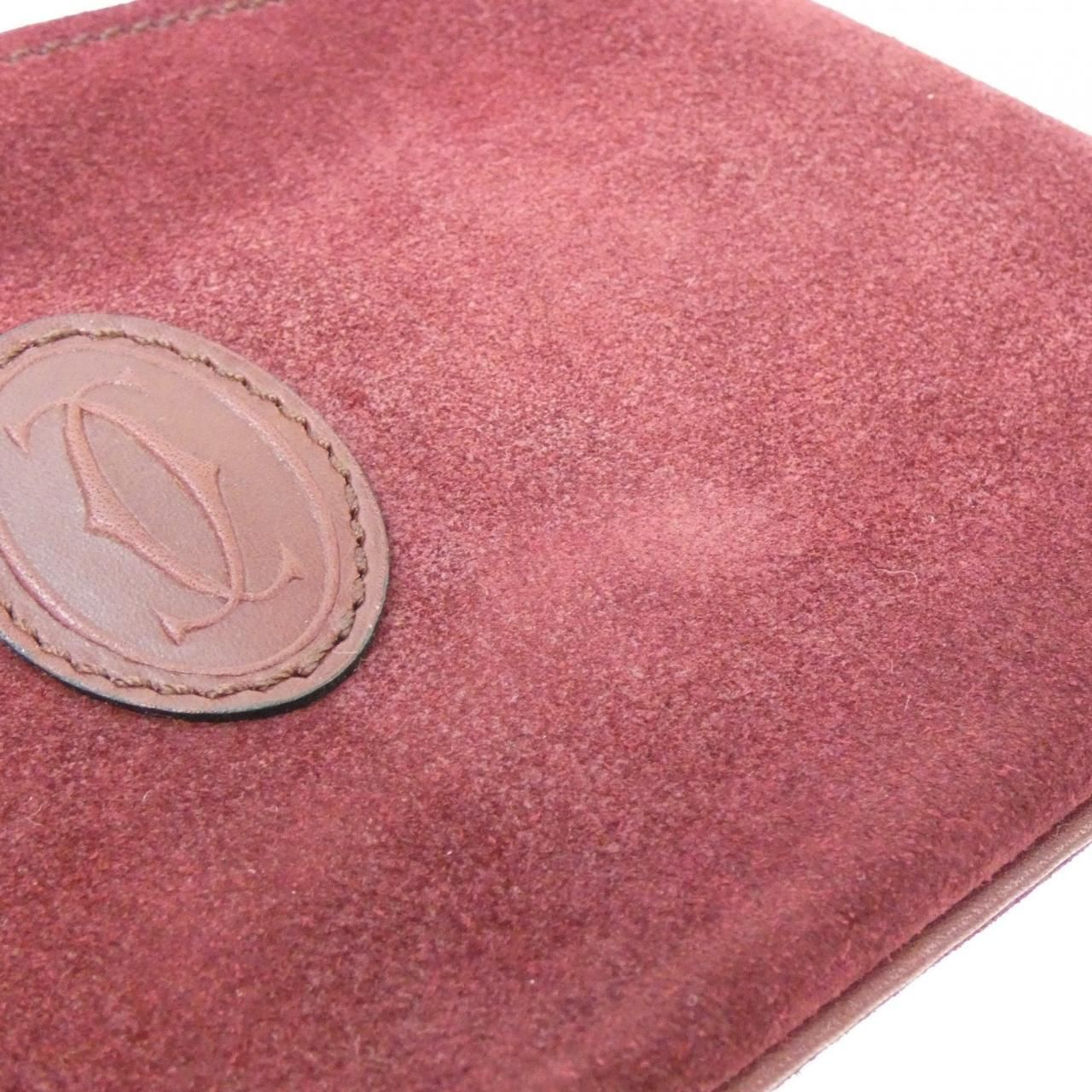 Cartier Vintage Pouch Burgundy — view 5