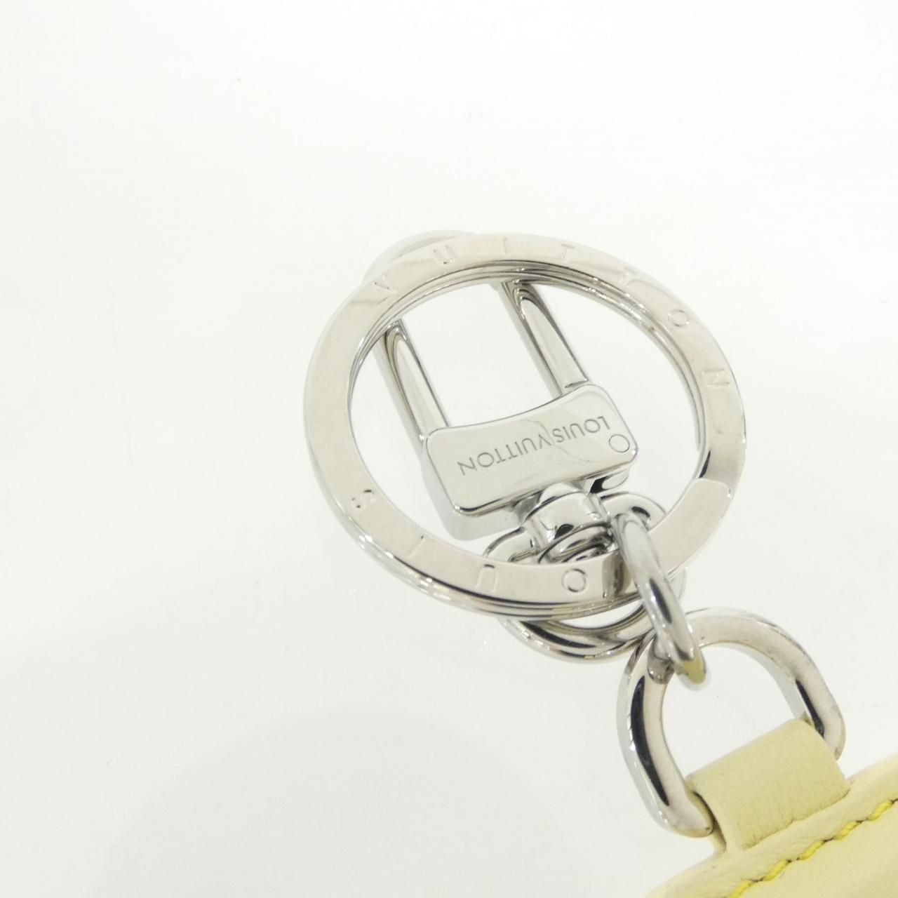 Louis Vuitton Monogram Bag Charm LV Chocolate Bar Key Ring — view 5