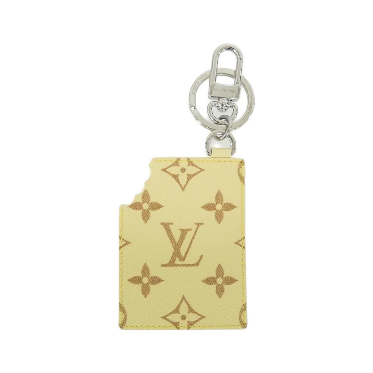 Louis Vuitton Monogram Bag Charm LV Chocolate Bar Key Ring — view 2