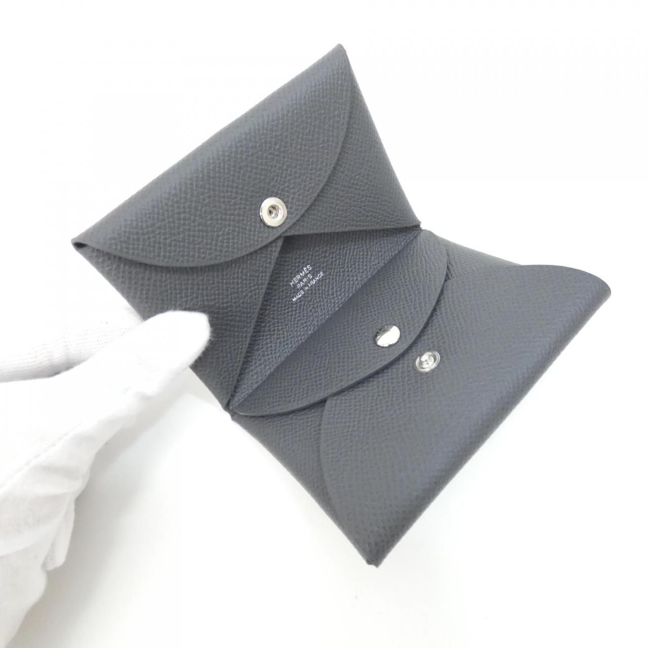Hermes Calvi Duo Coin Case — view 2