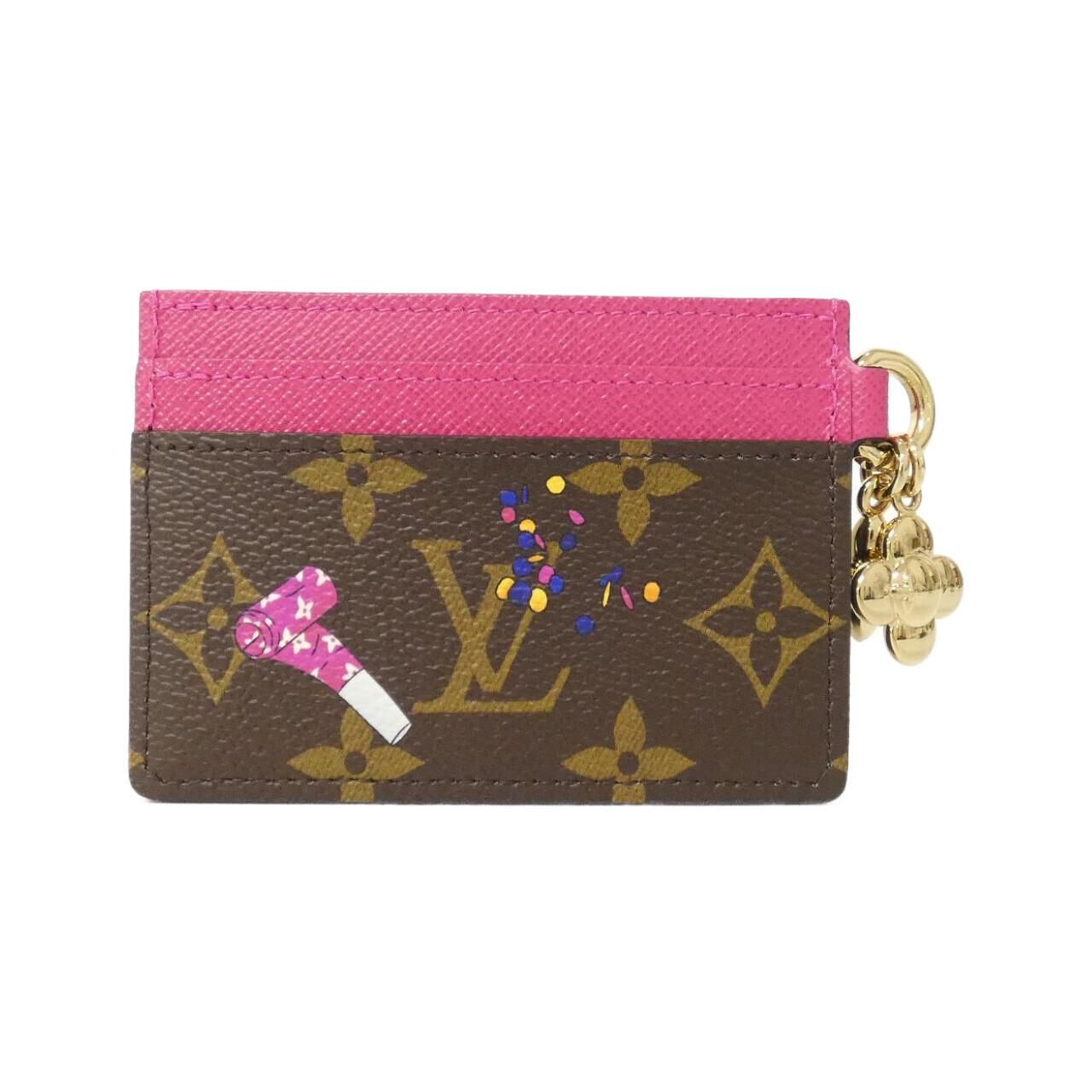 Louis Vuitton Monogram Card Holder LV Charm Case — view 2