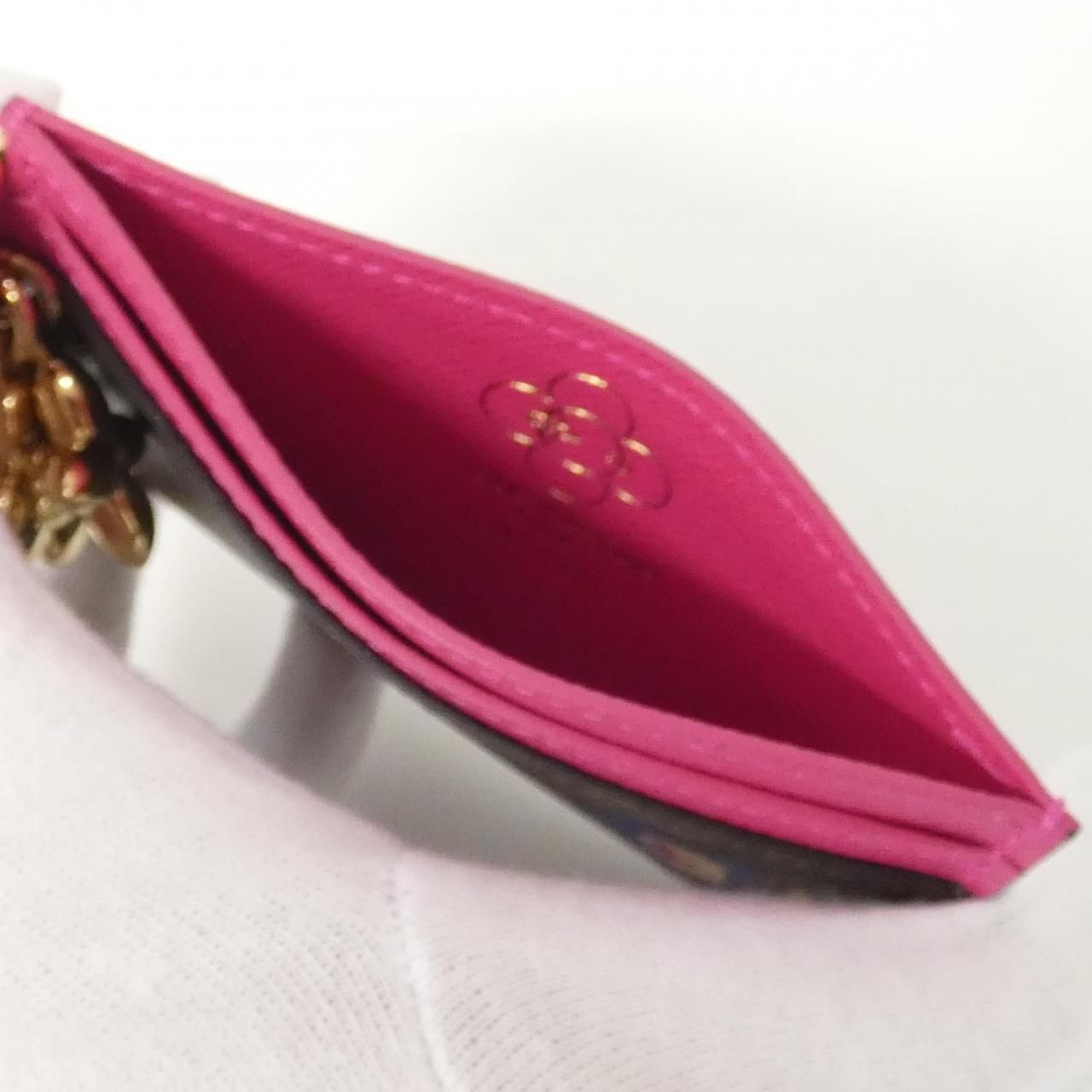 Louis Vuitton Monogram Card Holder LV Charm Case — view 4