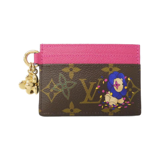 Louis Vuitton Monogram Card Holder LV Charm Case