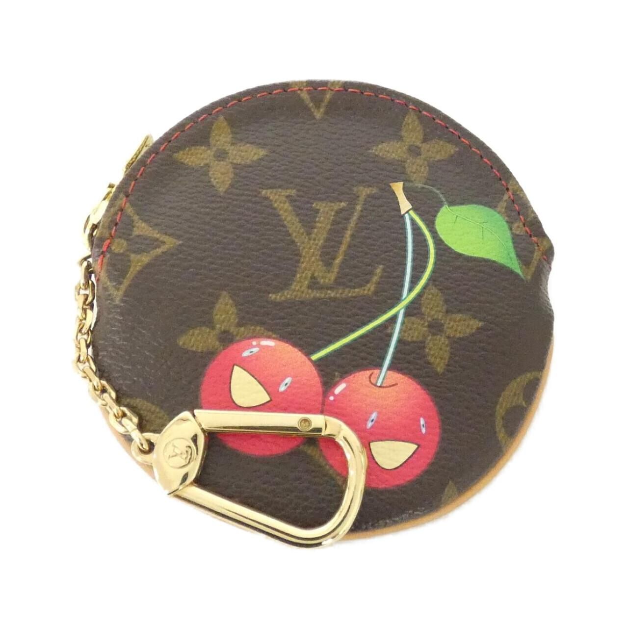 Louis Vuitton Monogram Cherry Porte Monnet Coin Case