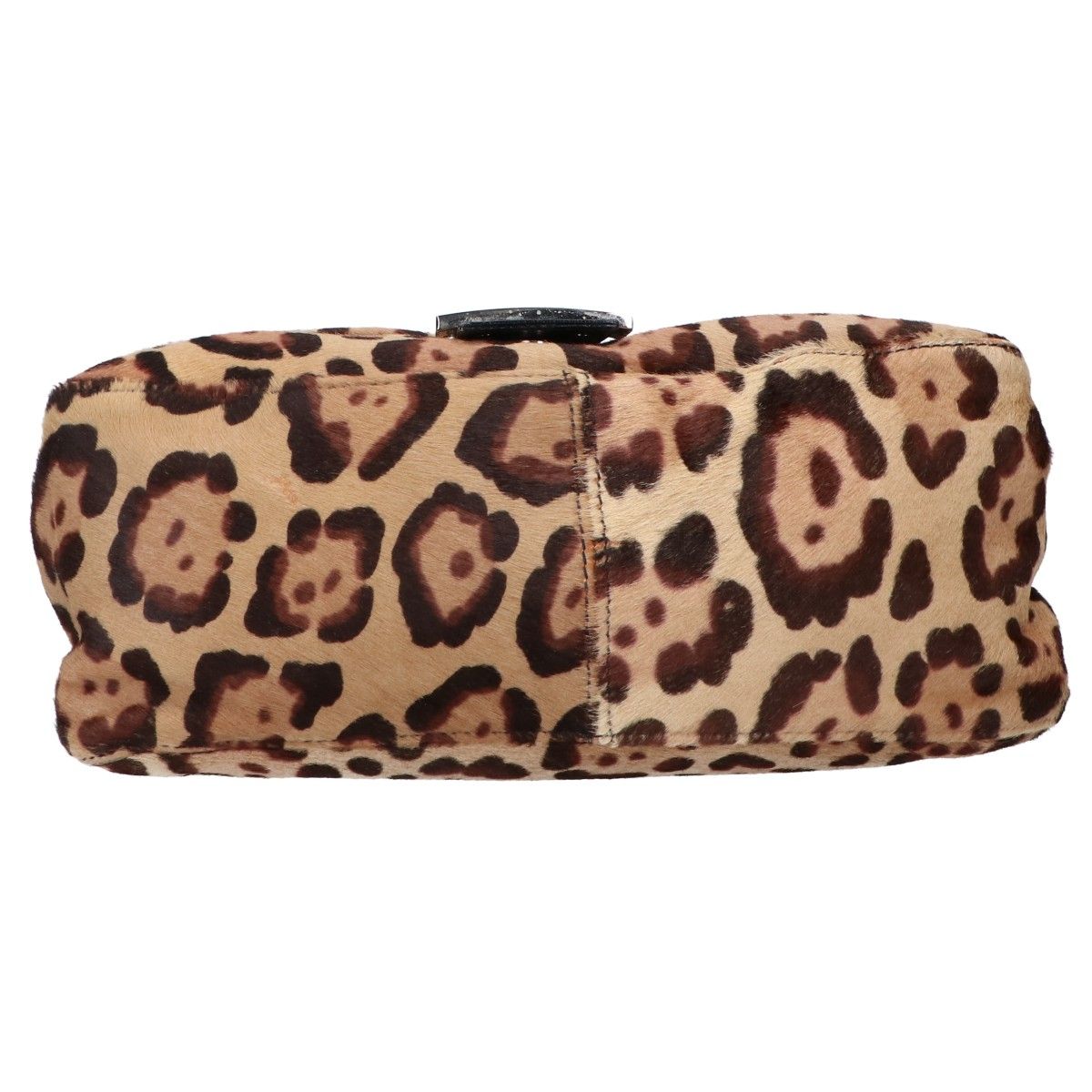 Fendi Leather Calf Hair Leopard Mamma Bucket — view 5