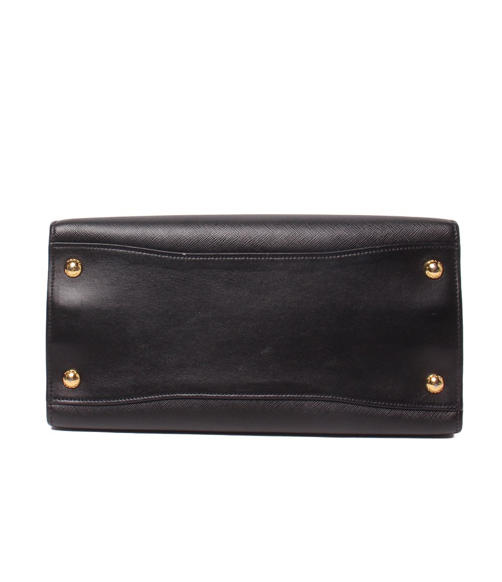 Prada 2-Way Shoulder Bag Crossbody Bibliotheque Saffiano — view 4